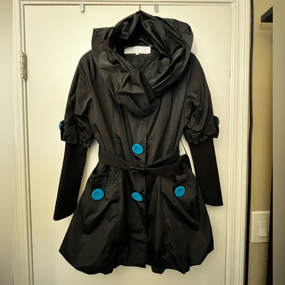 Lanvin Flare Collar Utility Trench